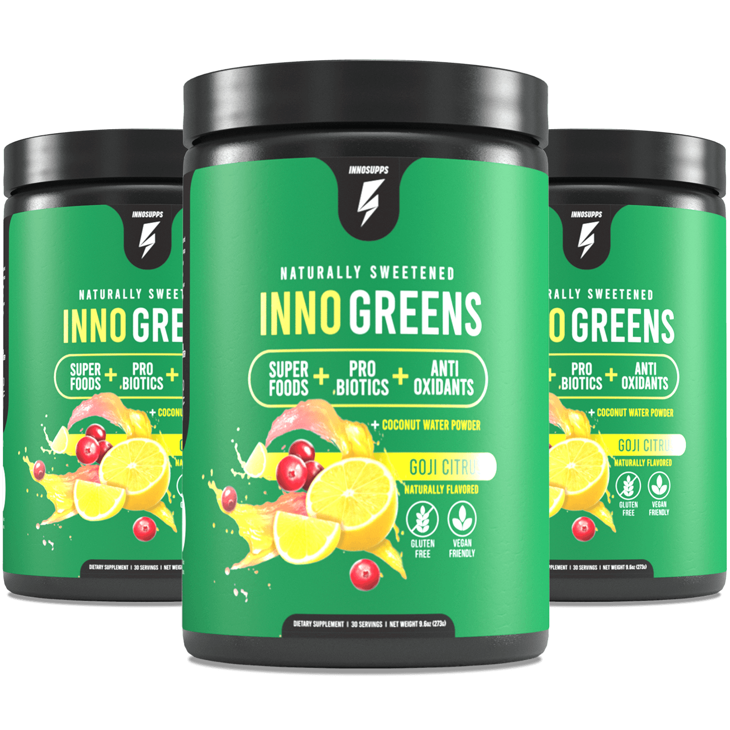 3 Bottles of Inno Green CartRush Test