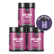 Load image into Gallery viewer, 3 Bottles of Inno Drive: For Her + 1 FREE PMS Support