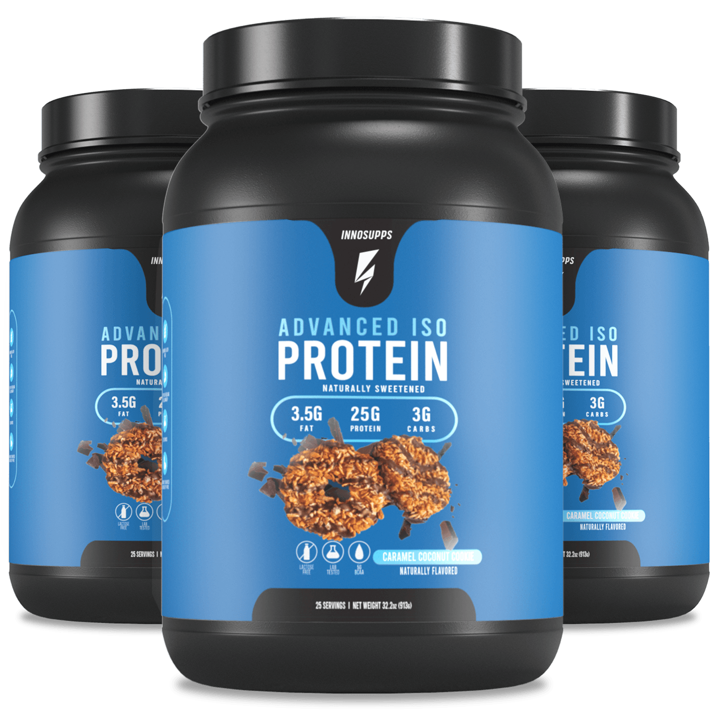 3 Tubs of Advanced Iso Protein
