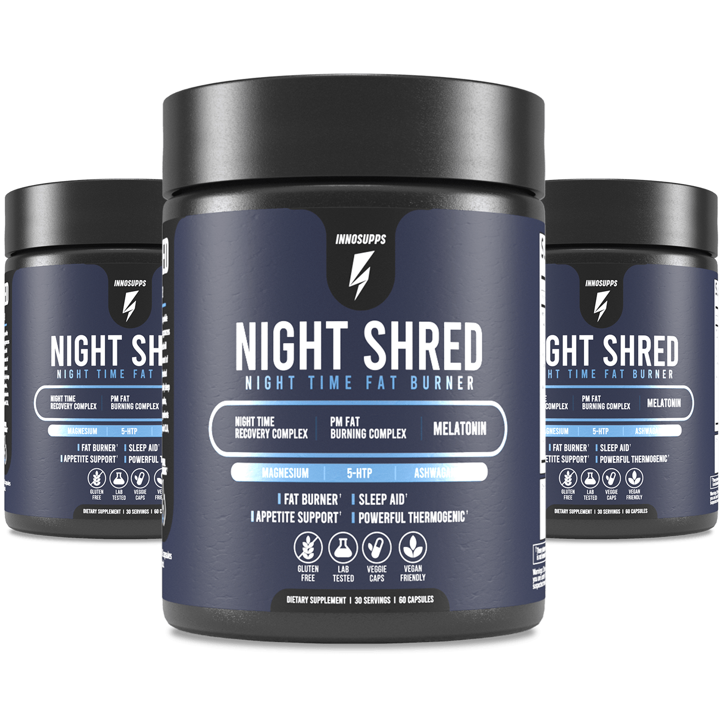3 Bottles of Night Shred