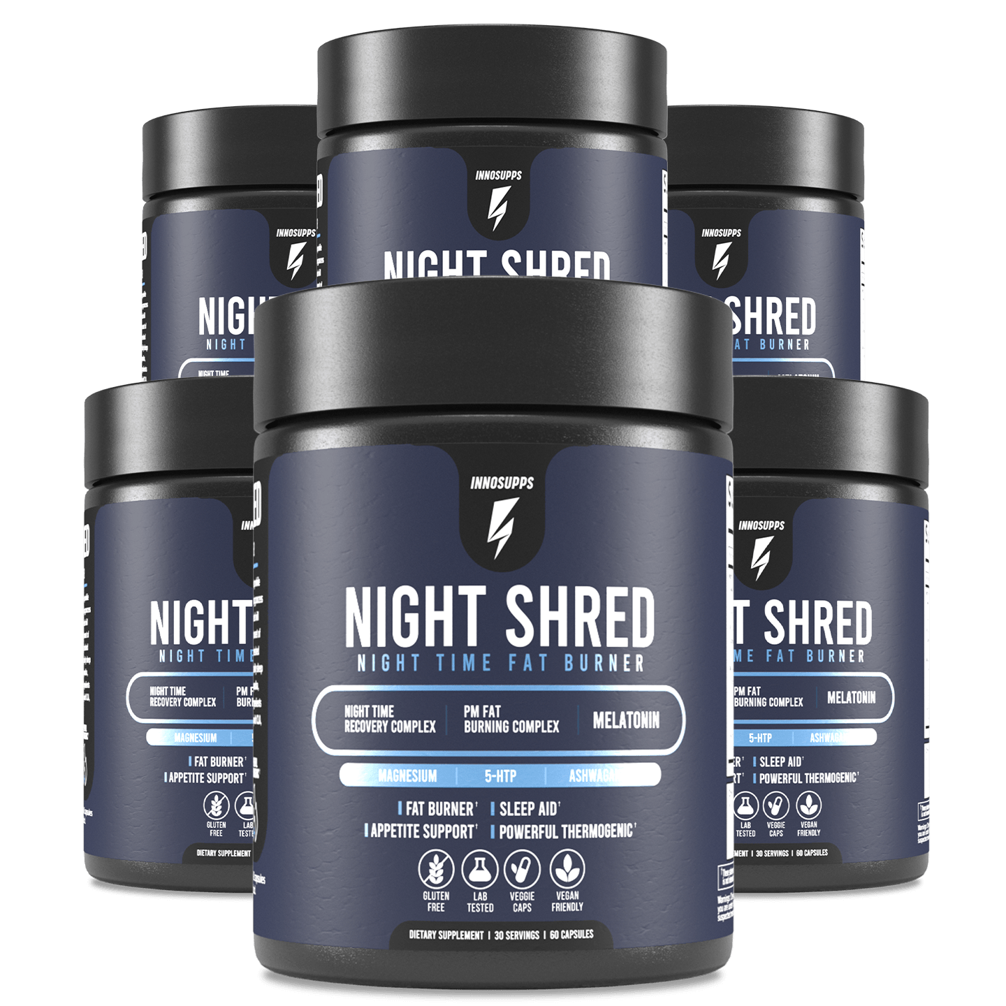6 Bottles of Night Shred