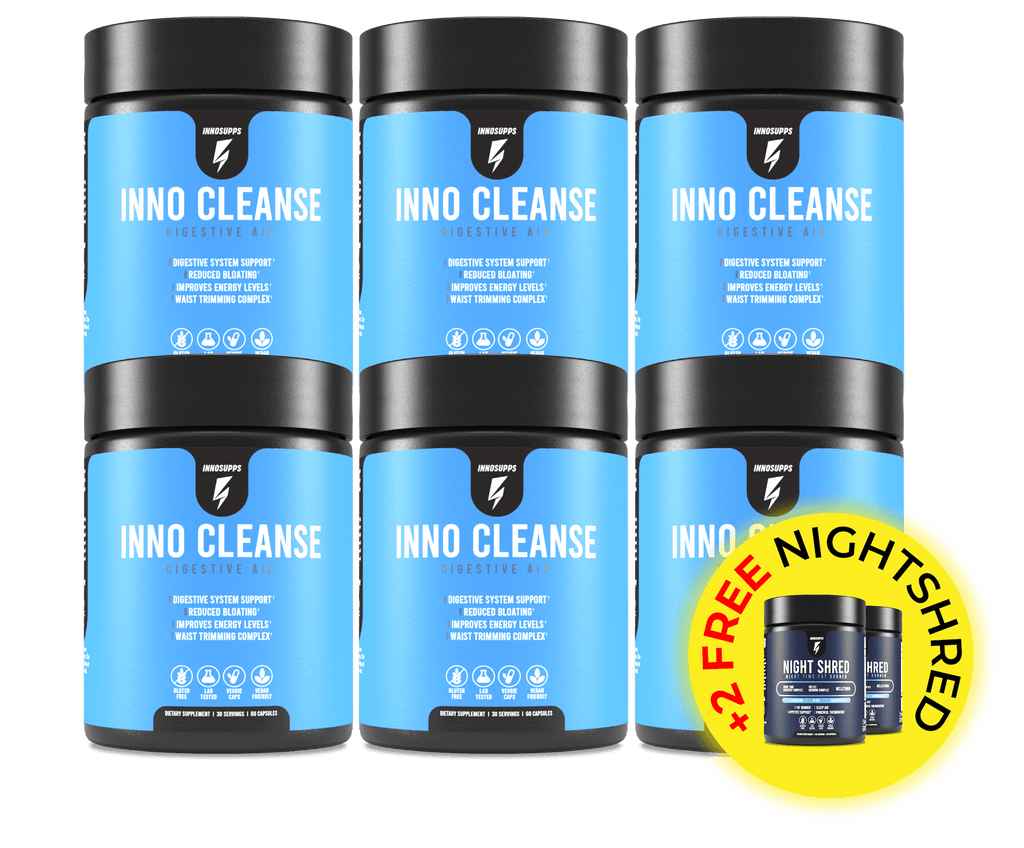 6 Bottles of Inno Cleanse + 2 FREE Night Shred