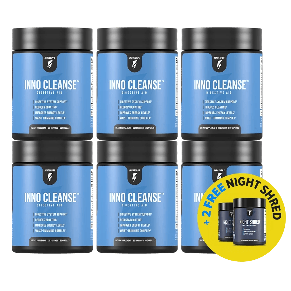 6 Bottles of Inno Cleanse + 2 FREE Night Shred
