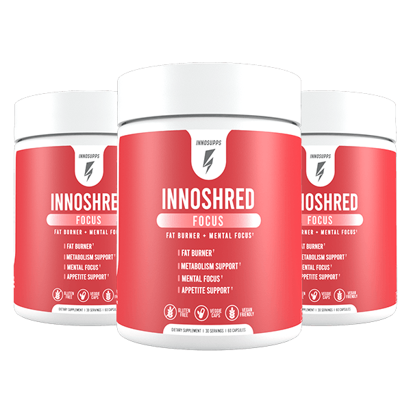 3 Bottles of Inno Shred Focus
