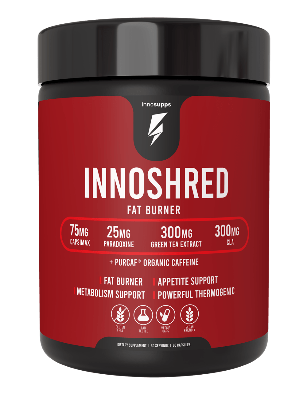 3 Bottles of Inno Shred - Stimulant Free