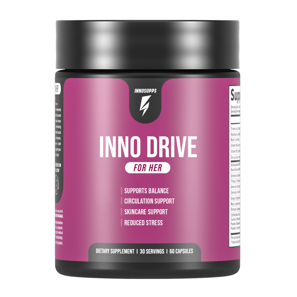 3 Bottles of Inno Drive: For Her + 1 FREE PMS Support