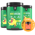 3 Bottles of Inno Greens & One FREE Turmeric + Beetroot Complex