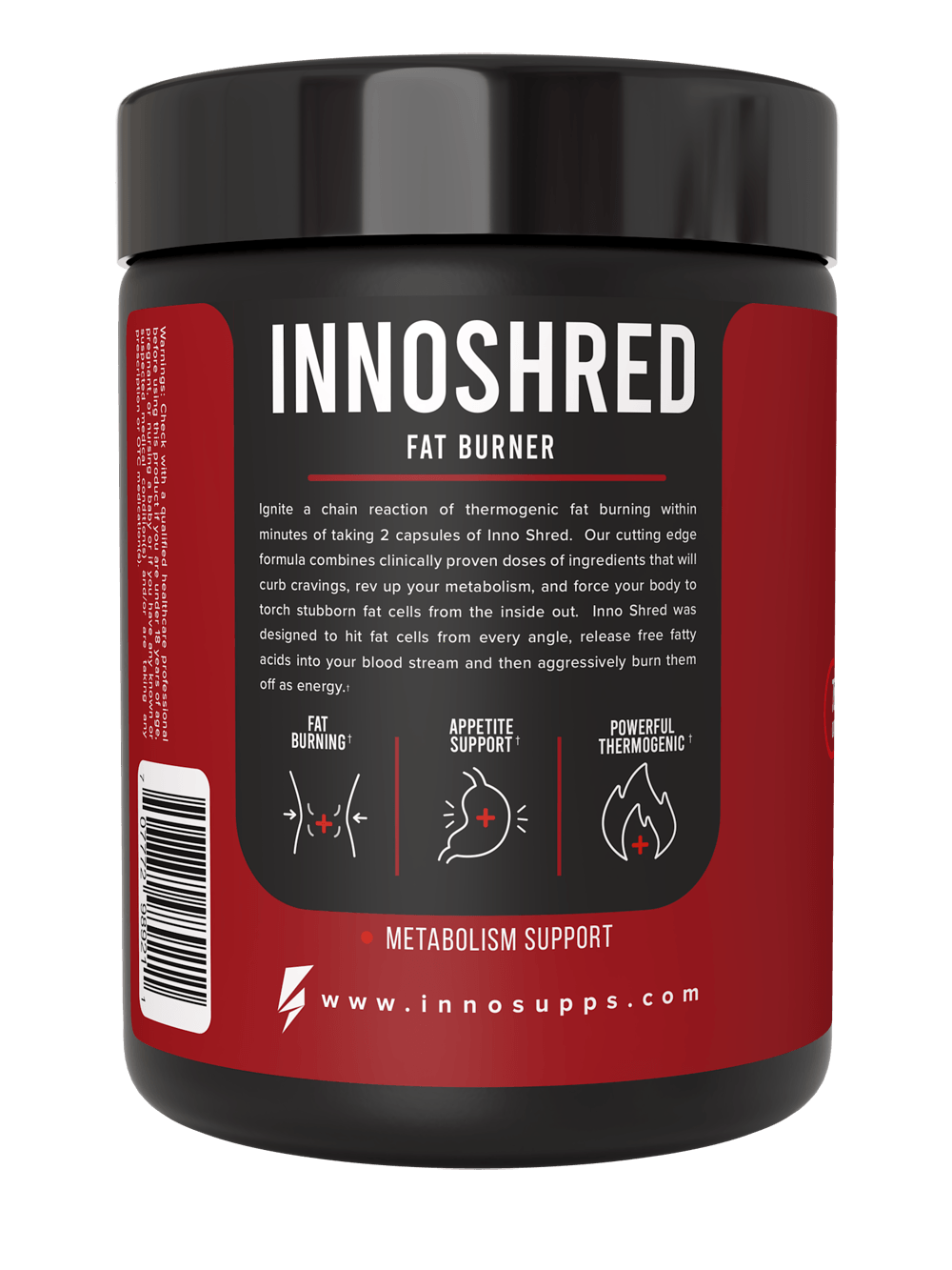 3 Bottles of Inno Shred - Stimulant Free