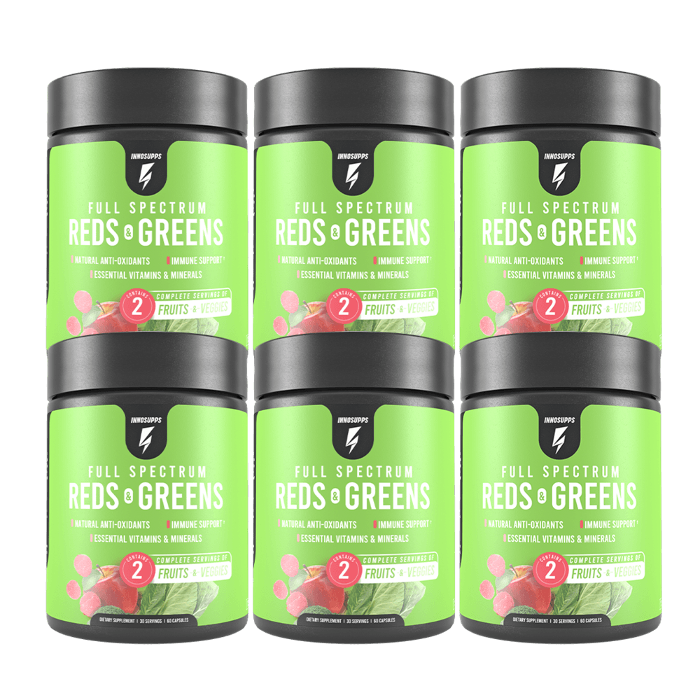 6 Bottles of Full-Spectrum Reds + Greens