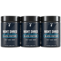 3 Bottles of Night Shred Black