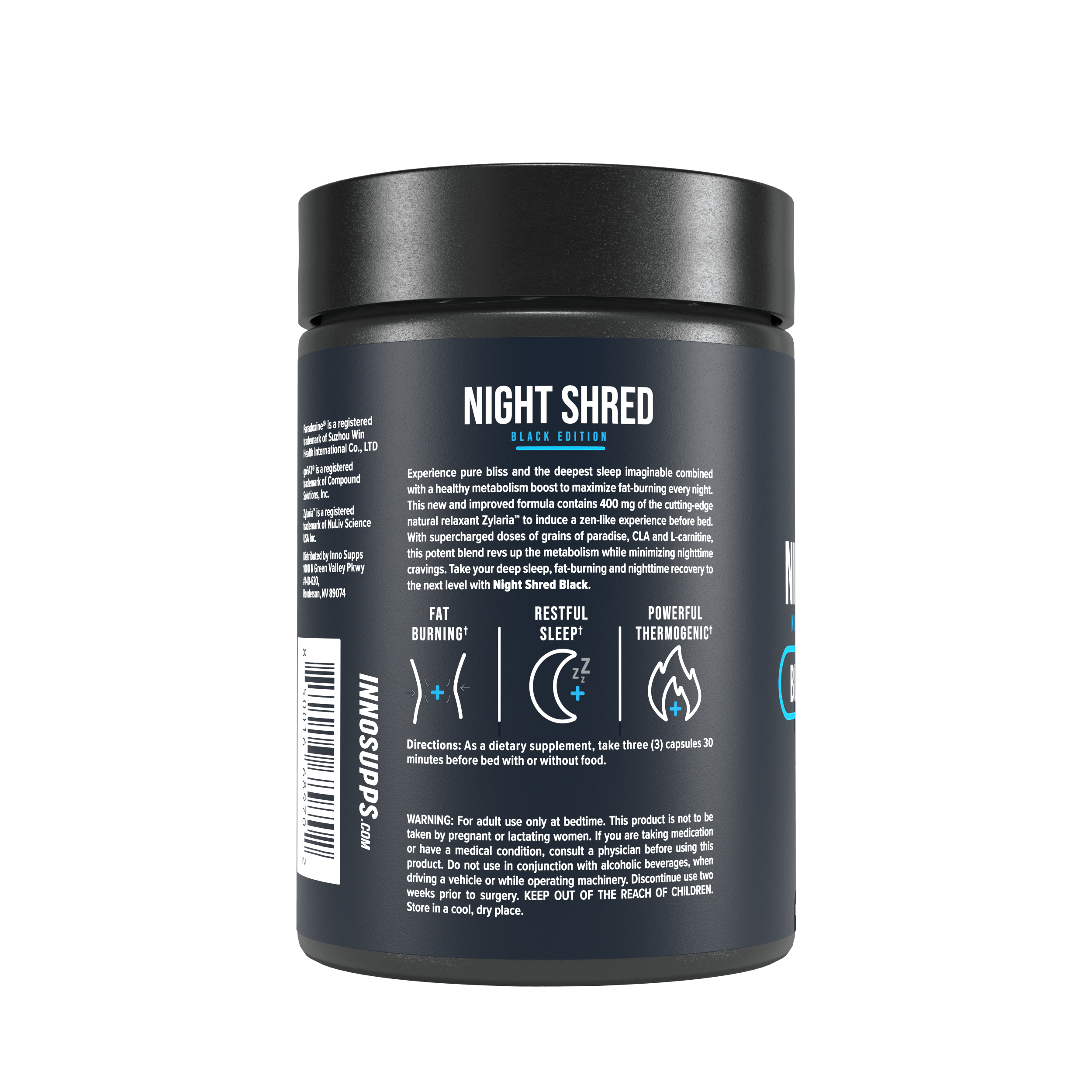 3 Bottles of Night Shred Black
